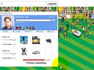 Airtel Broadband ad on Orkut -- Target Advertising