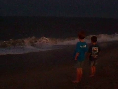 Jacob and Sam on Rehoboth Beach 6/28/2010