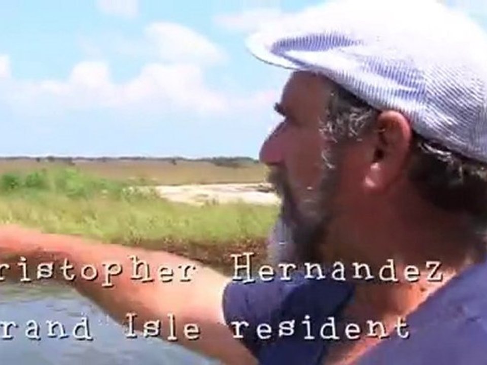 bp marée noire GRAND ISLE DEVASTATED