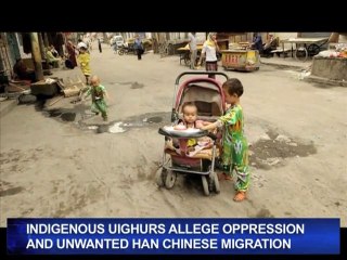 Major show of strength in China's Xinjiang region