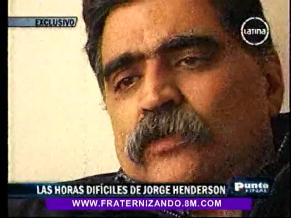 LOS MOMENTOS DIFICILES DE JORGE HENDERSON