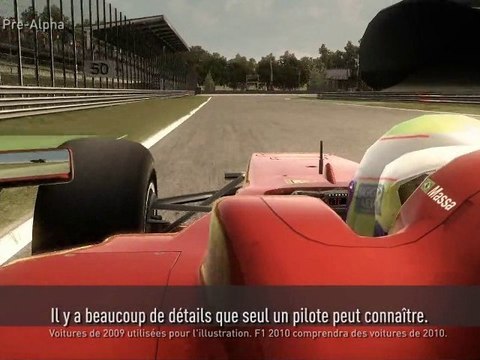 F1 2010 - Voitures et Circuits - Journal de Dev PS3 X360 PC