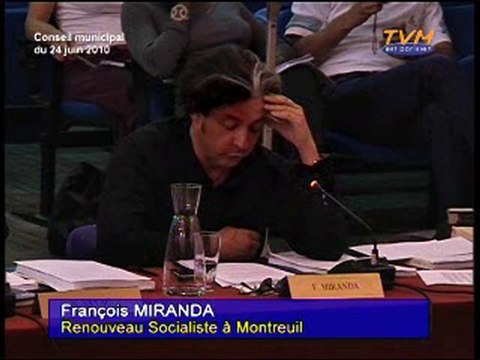 CONSEIL MUNICIPAL MONTREUIL (24/06/2010) - Point 11