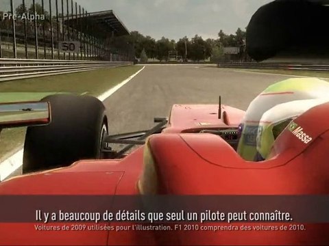 F1 2010 : modélisation des voitures et des circuit