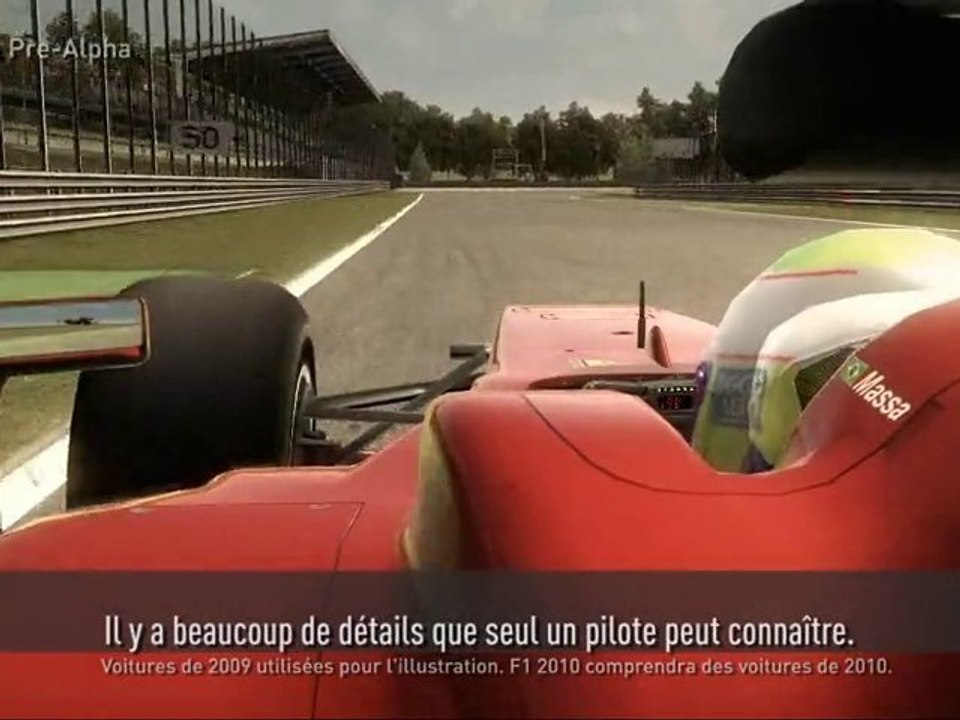 F1 2010 : modélisation des voitures et des circuit
