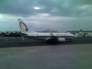 Boeing 737 Royal Air Maroc Taxi