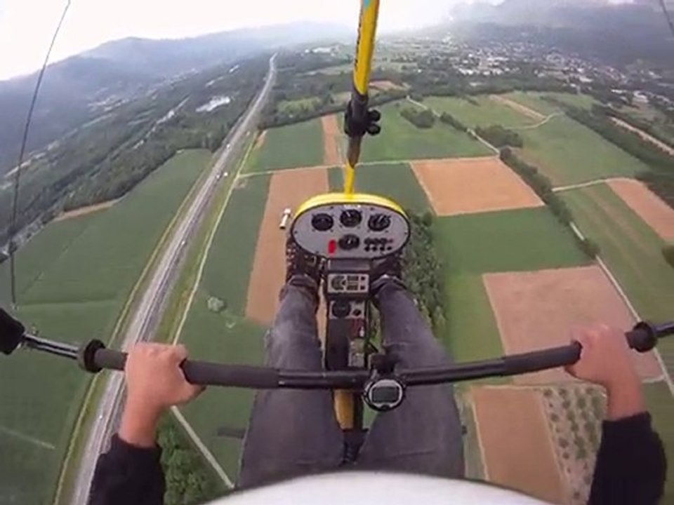 vol ulm pendulaire  cosmos bidulm gopro hero hd