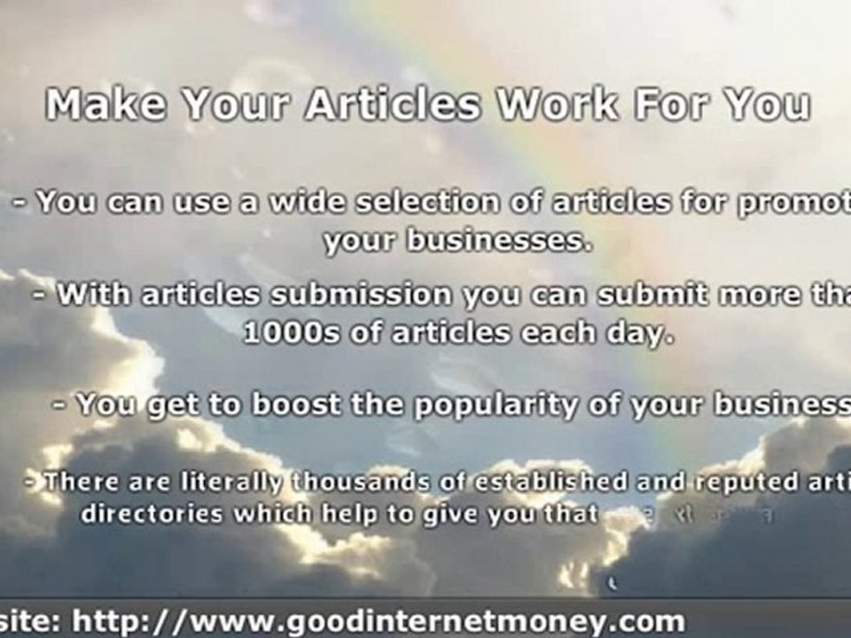 Why Internet Article Marketing Can Help Boost Traffic And Sa