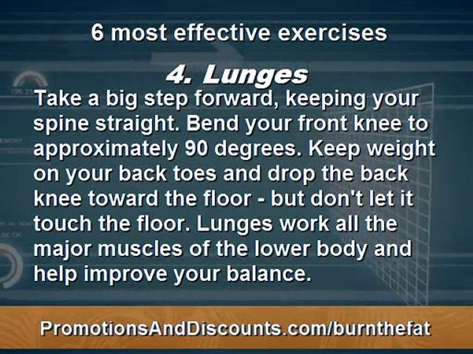 6 most effective exercises