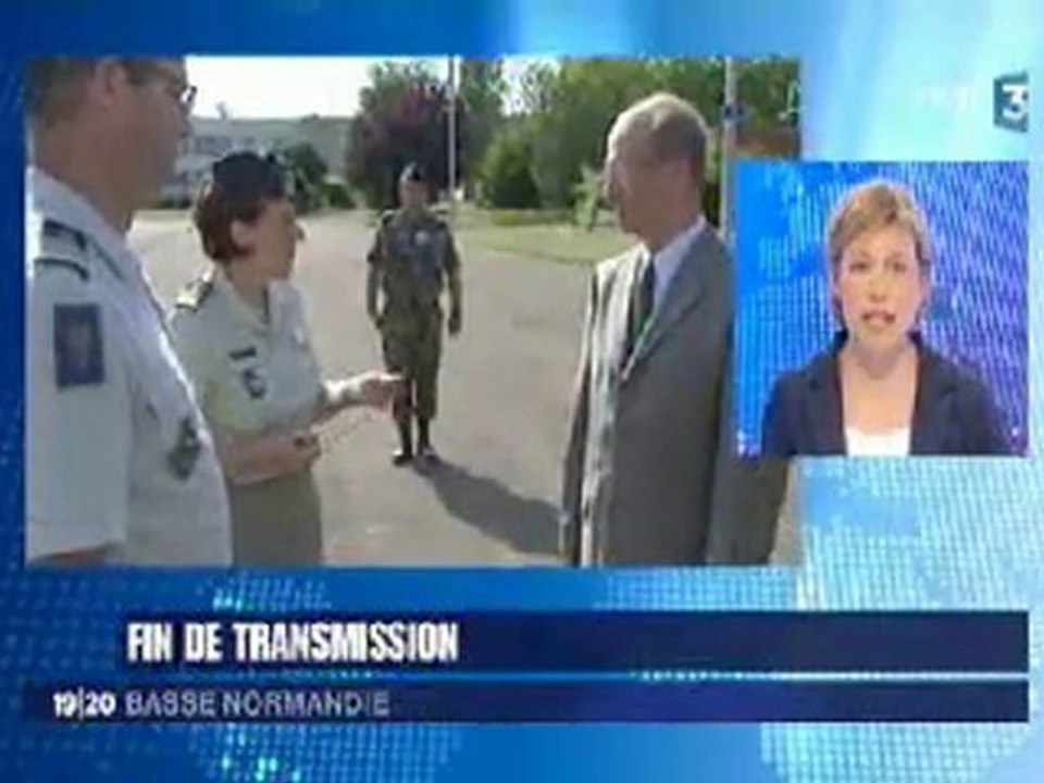 Derniere descente des couleurs au 18