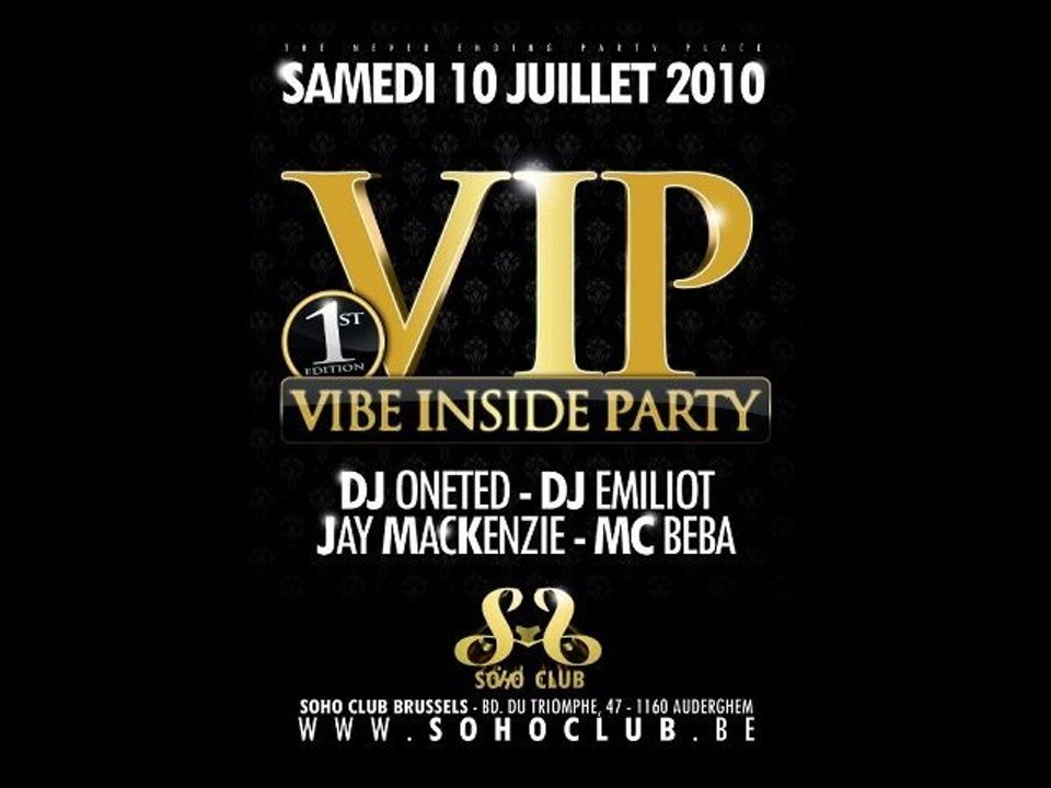 DJ Emiliot Drop (V.I.P Vibe Inside Party) FRANCAIS Samedi 10