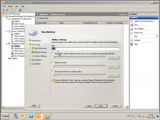 Exchange 2010 "Arşiv Mailbox"