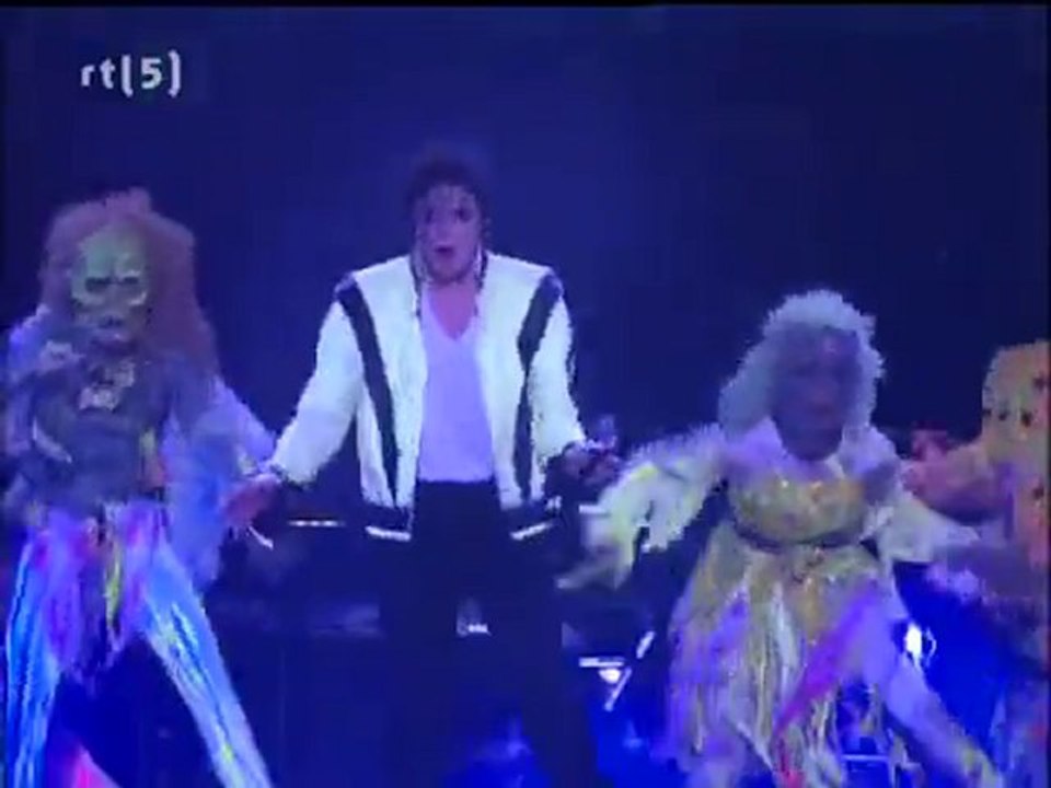 micheal jackson thriller canlı performans