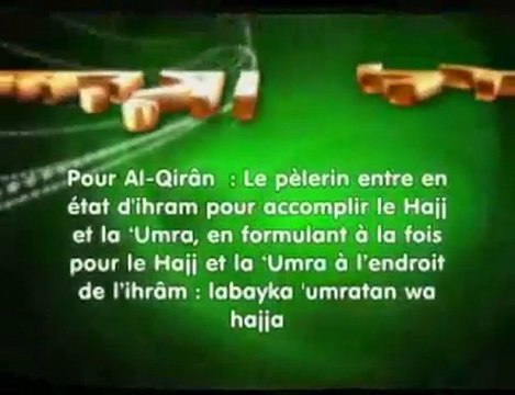 L'enseignement du hajj 2/8 - Les différents rites du hajj