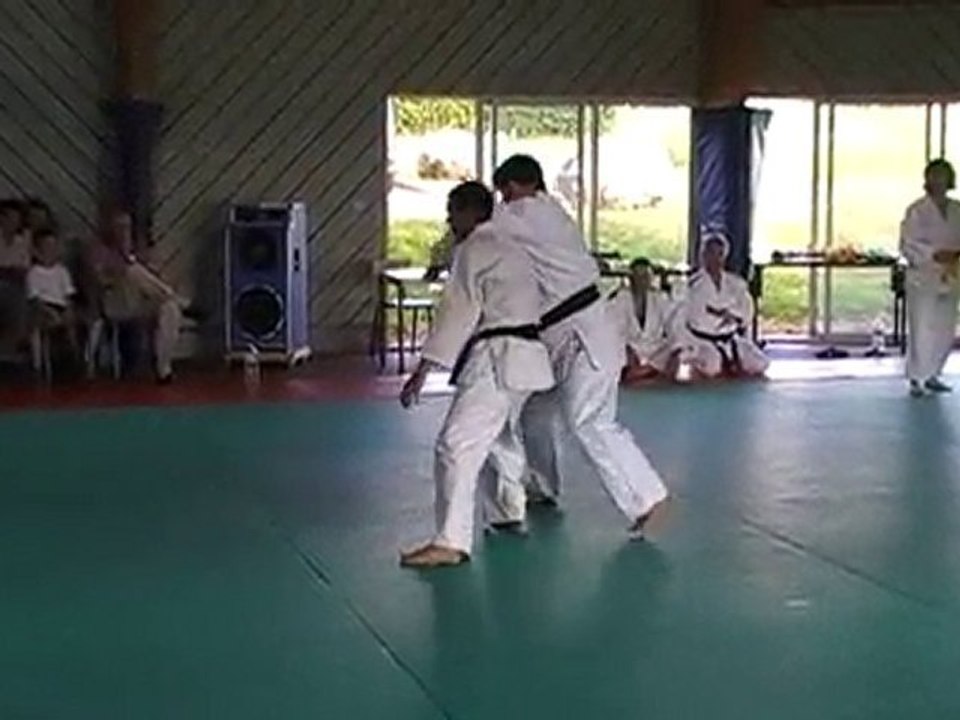 demonstrations de JU JITSU -- Fête de fin de saison