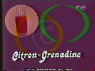 1979 Télé-Luxembourg - Citron Grenadine (première)