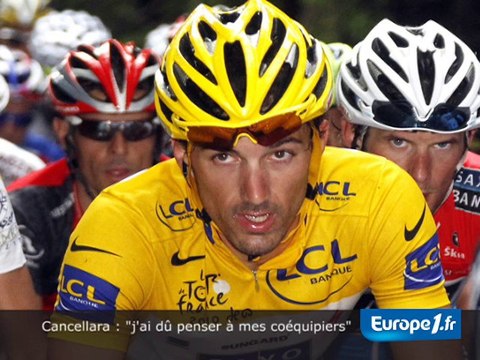 J'ai dû penser à mes coéquipiers