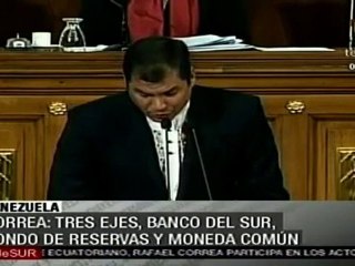 Correa: 3 ejes para nueva arquitectura financiera, banco del