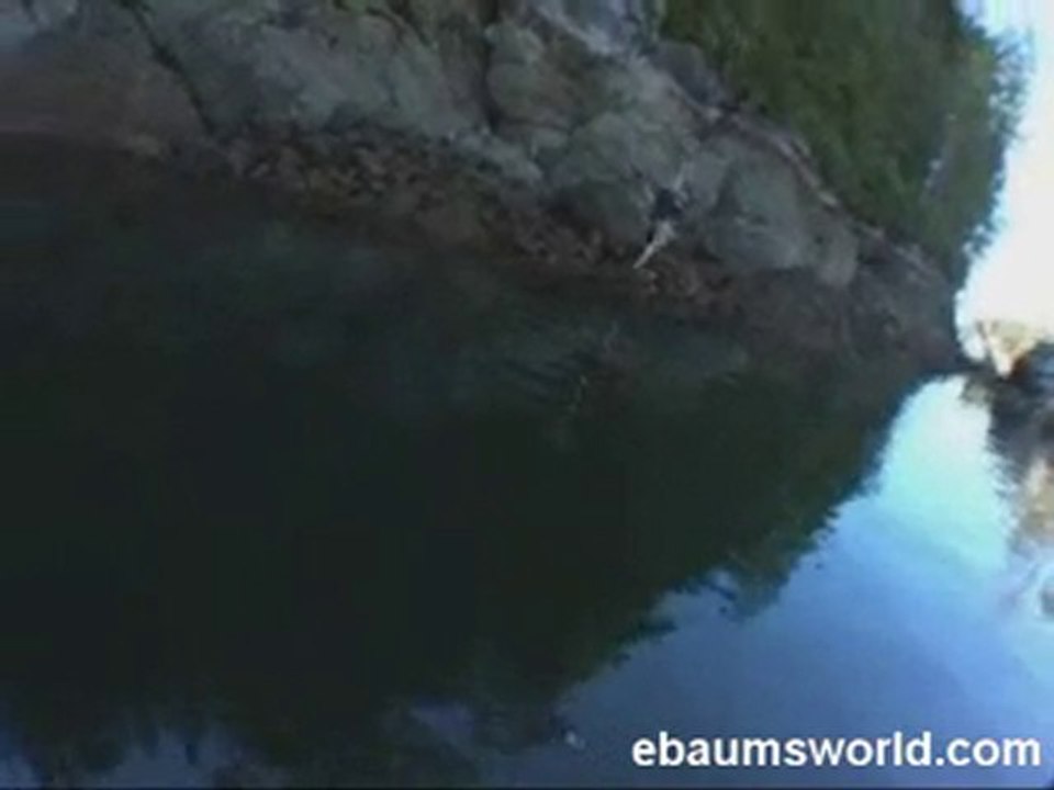 Régis fait du saut à l'élastique