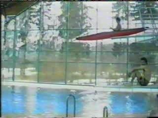 chute kayak en piscine