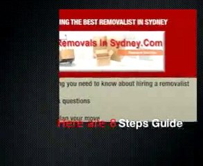 Sydne Furniture Removalist Free Checklist & The Save Money