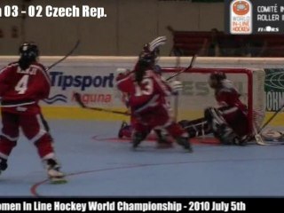 Video Clip Women World in Line Hockey Championships 050710