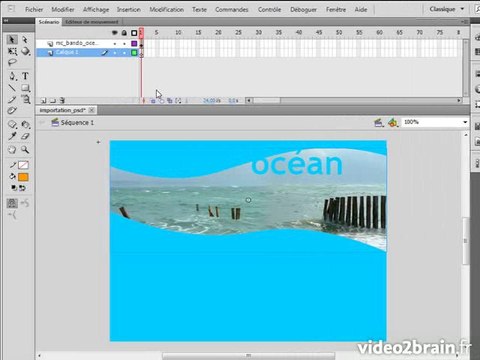 Flash CS5 : Importer un fichier natif de Photoshop