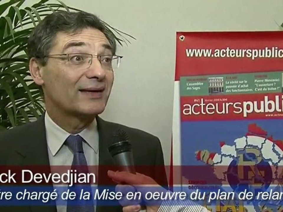 Patrick Devedjian, ministre chargé du plan de relance