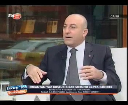 Mevlüt Çavuşoğlu - TV8 Erkan Tan'la Başkentten Part 1