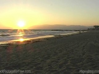 Free Malibu Sunset Stock Footage