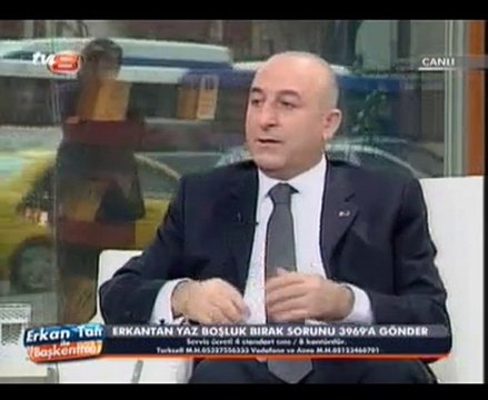 Mevlüt Çavuşoğlu - TV8 Erkan Tan'la Başkentten Part 2