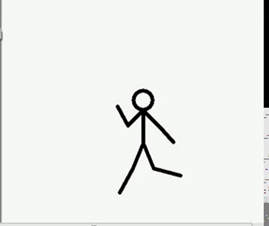 La vieille vidéo de pivot stck figure animator