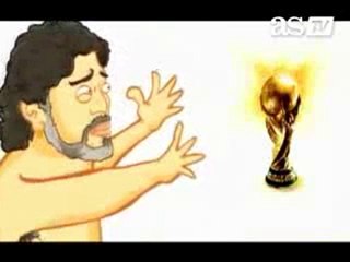 Maradona parodia: "Don't cry for me, Argentina"
