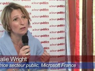 Nathalie Wright, directrice secteur public, Microsoft France
