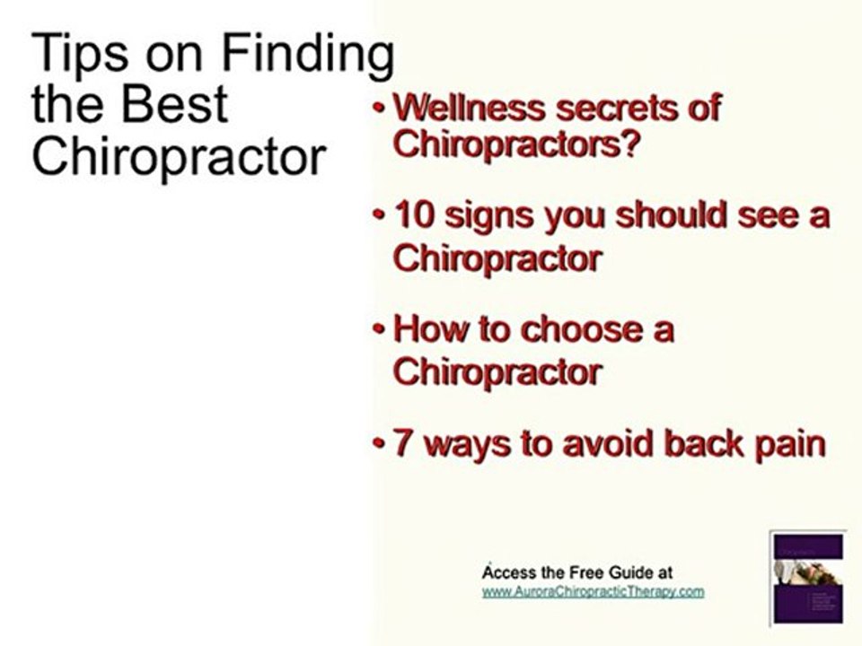 Aurora Chiropractic Therapy