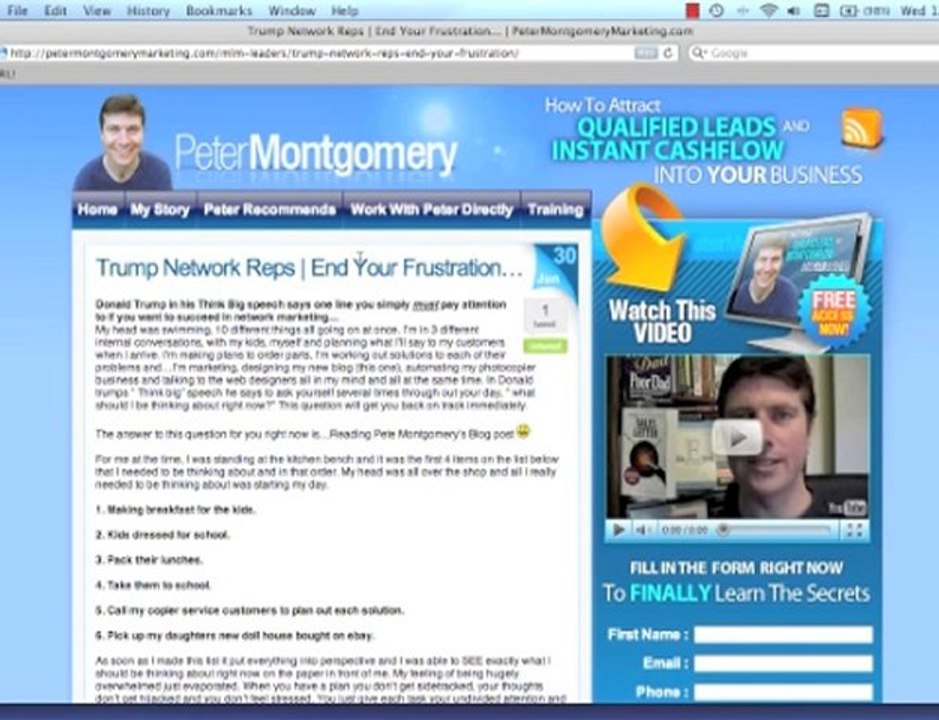 Trump Network Reps, Need More Leads? More Cash?