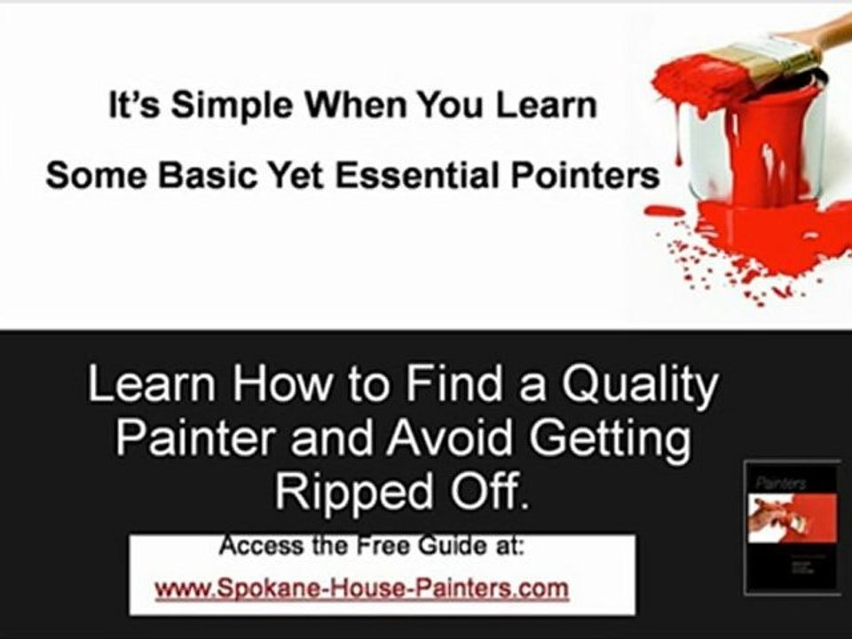 Spokane House Painters FREE Hiring Guide