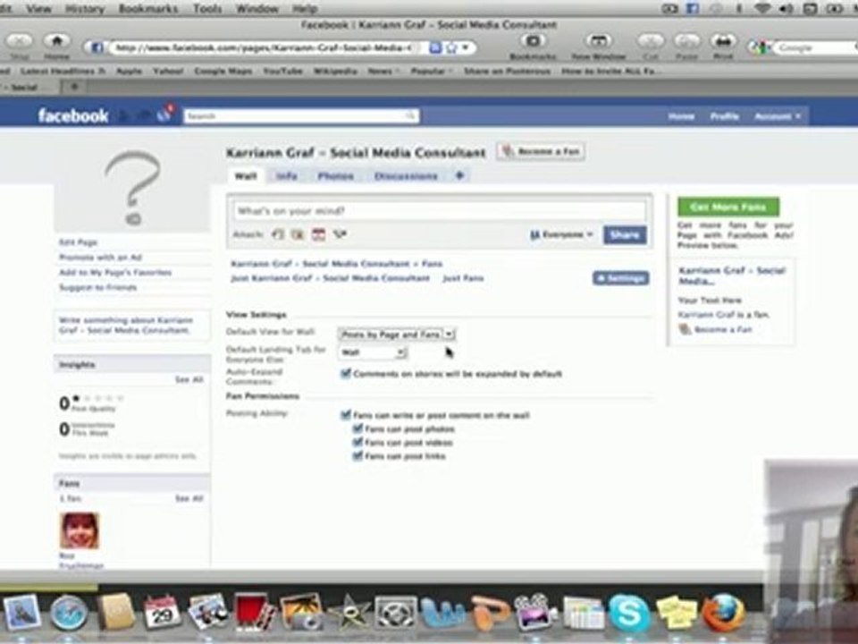 Allowing Fans to Post on Facebook Fan Page