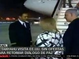 Netanyahu visita EE.UU. sin ofertas para retomar diálogo de