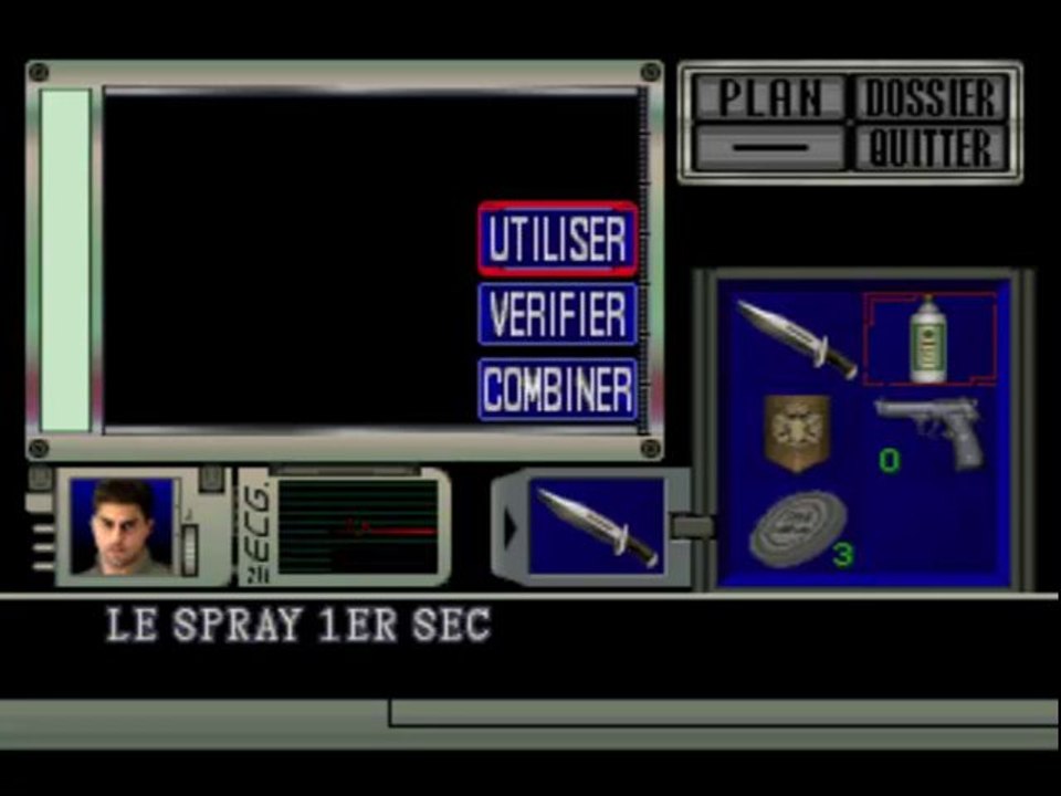 video test retro:saga resident evil version ps one part2
