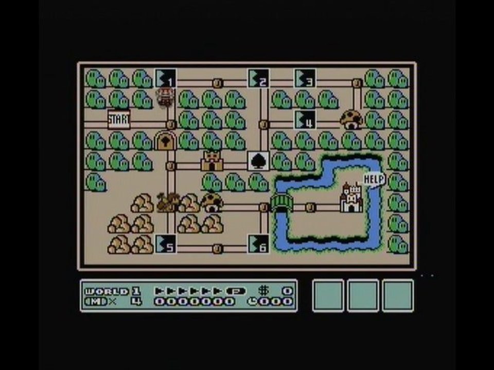 video test retro saga:mario super mario bros 3