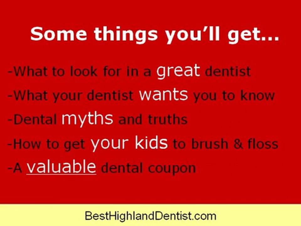 Highland Dentist|FREE TEETH WHITENING from top dentist in H