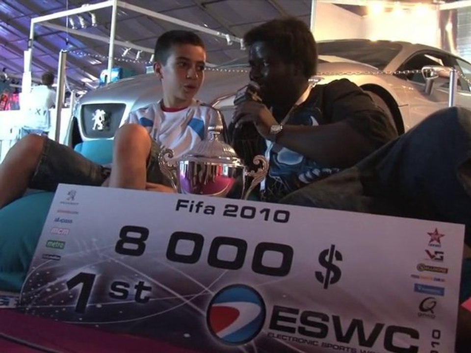 ESWC 2010 : Interview de Astank champion du monde de FIFA 10
