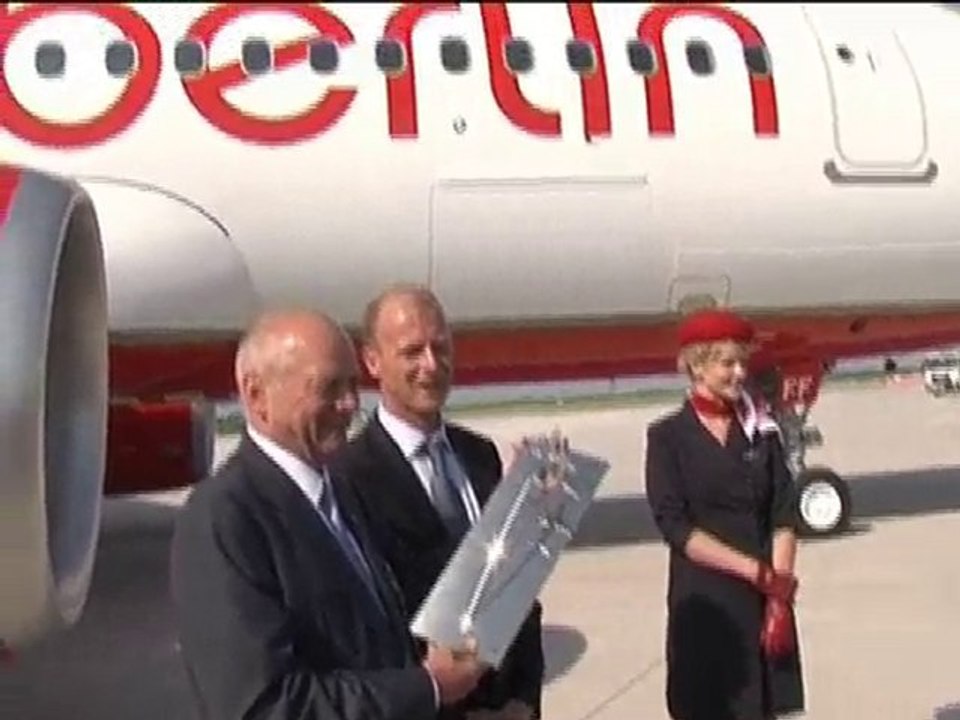 Air Berlin: 50. Airbus auf der ILA übergeben