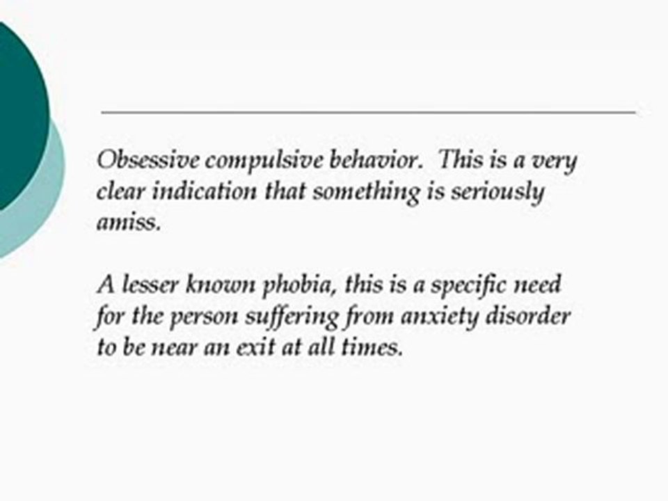 Which Anxiety Disorder You Have