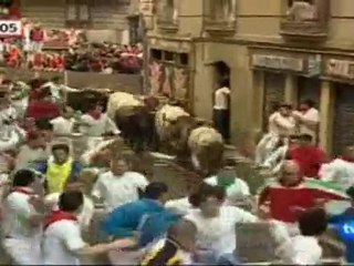 PAMPELUNE : ENCIERRO DU 7 JUILLET