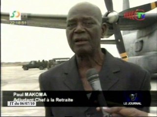 Un détachement militaire congolais s’envol pour la France