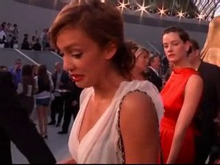 Jessica Alba attends Chanel haute couture launch