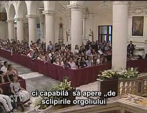 Papa: Fără memorie nu există viitor