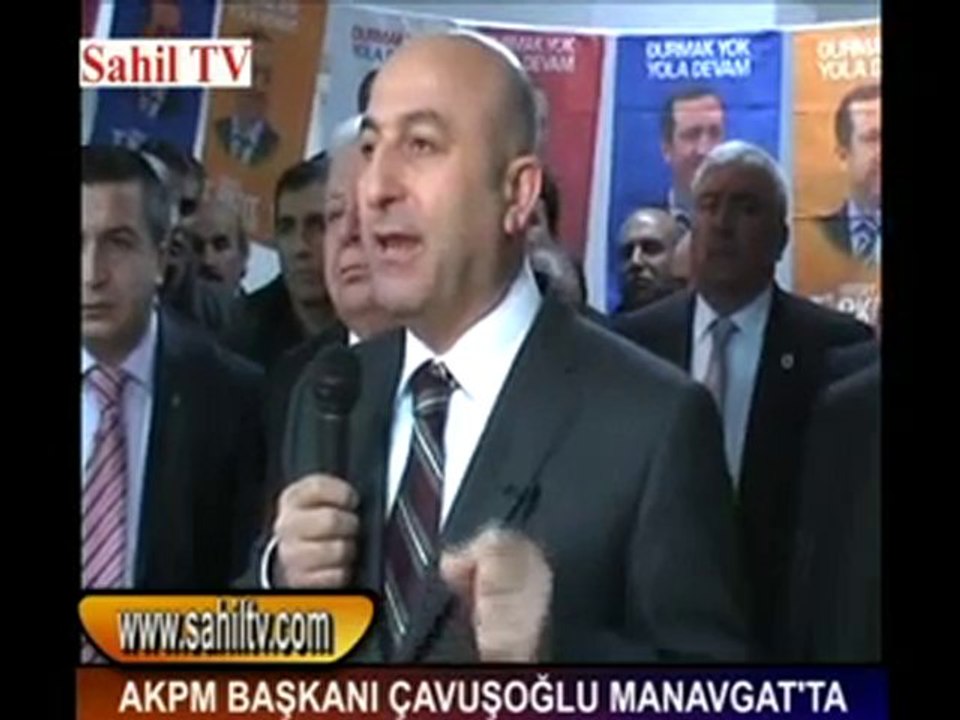 AKPM Başkanı Mevlüt Çavuşoğlu Manavgat Ziyareti